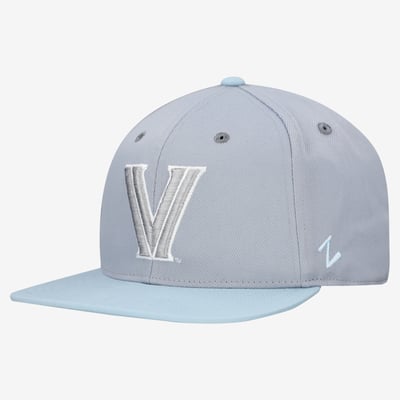  Villanova Wildcats Zephyr Unisex Pastel Fitted Hat - Gray