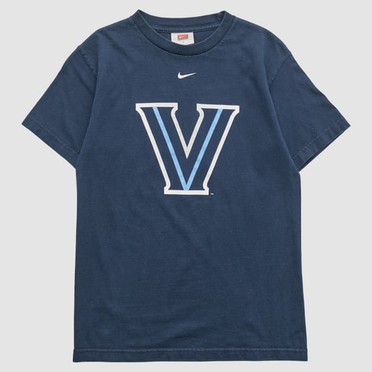 Villanova Wildcats Nike 2000s T-shirt - Navy - S by Fanatics Real Vintage