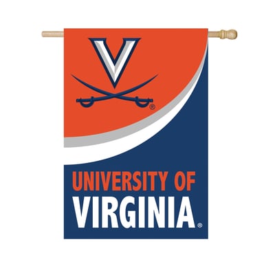  Virginia Cavaliers 29" x 43" Color Wave Double-Sided Burlap House Flag