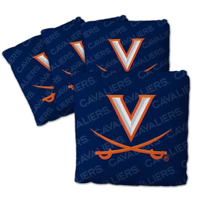 Virginia Cavaliers Fanpoint Four-Piece Cornhole Bag Set