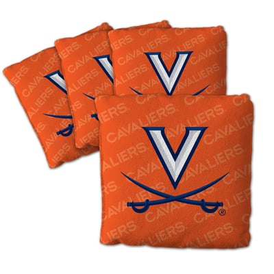 Virginia Cavaliers Fanpoint Four-Piece Cornhole Bag Set