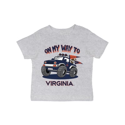 Virginia Cavaliers Vive La Fete Infant On My Way T-Shirt - Gray