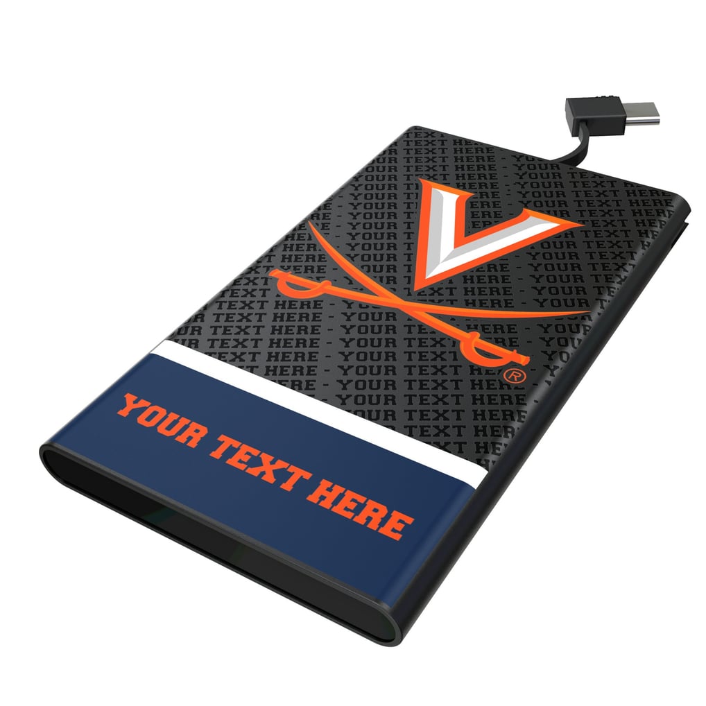 Virginia Cavaliers Keyscaper Personalized Endzone Plus 5000mAh Flat Powerbank