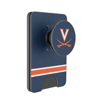 Virginia Cavaliers Keyscaper Stripe PopSockets Magnetic Wallet