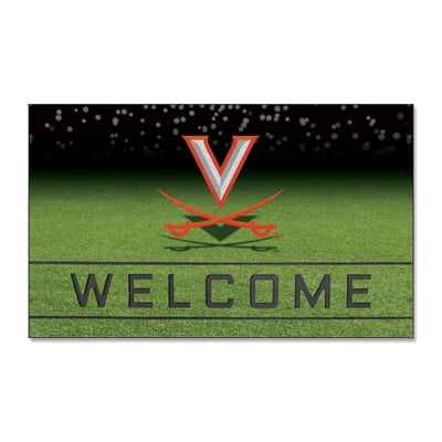 Virginia Cavaliers Logo Brands 18" x 30" Crumb Rubber Door Mat