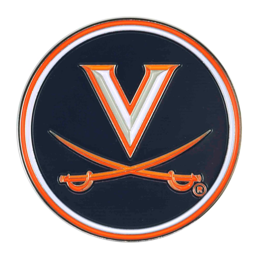 Virginia Cavaliers Logo Brands Embossed Color Auto Emblem