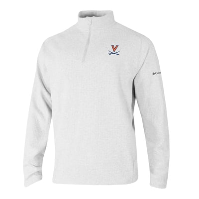  Virginia Cavaliers Columbia Swingcraft Quarter-Zip Pullover - White