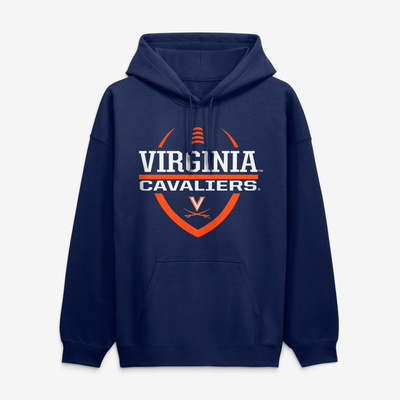  Virginia Cavaliers Football Fan Hoodie - Navy