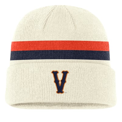 Virginia Cavaliers Nike Legacy Lettered Cuffed Knit Hat - Cream