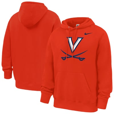 Virginia Cavaliers Nike Club Fleece Hoodie - Orange