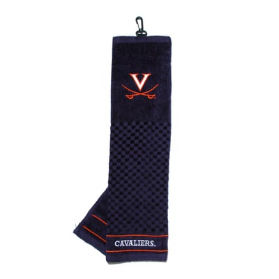 Virginia Cavaliers 16" X 22" Tri-Fold Embroidered Scrubber Golf Towel