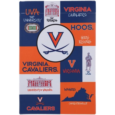 Virginia Cavaliers Collage Garden Flag