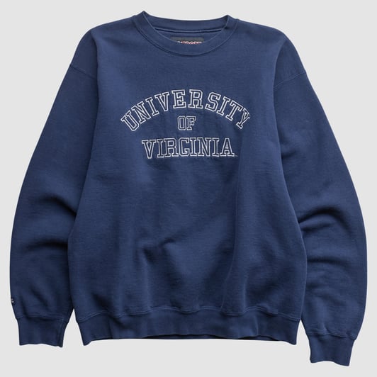 Virginia Cavaliers Jansport 2000s Pullover Sweatshirt - Navy - M by Fanatics Real Vintage