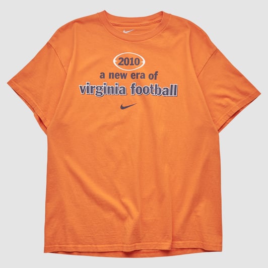 Virginia Cavaliers Nike 2010 T-shirt - Orange - S by Fanatics Real Vintage