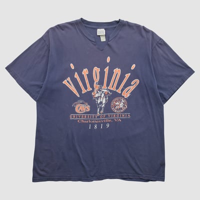 Virginia Cavaliers Savvy 90s T-shirt - Navy - XL by Fanatics Real Vintage