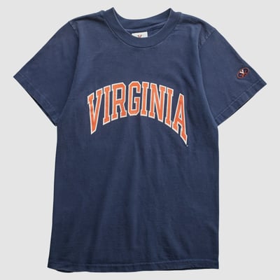 Virginia Cavaliers The University Collection 2000s T-shirt - Navy - XS by Fanatics Real Vintage