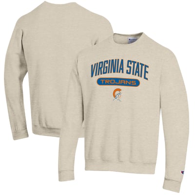 Virginia State Trojans Champion Powerblend Sweatshirt - Oatmeal