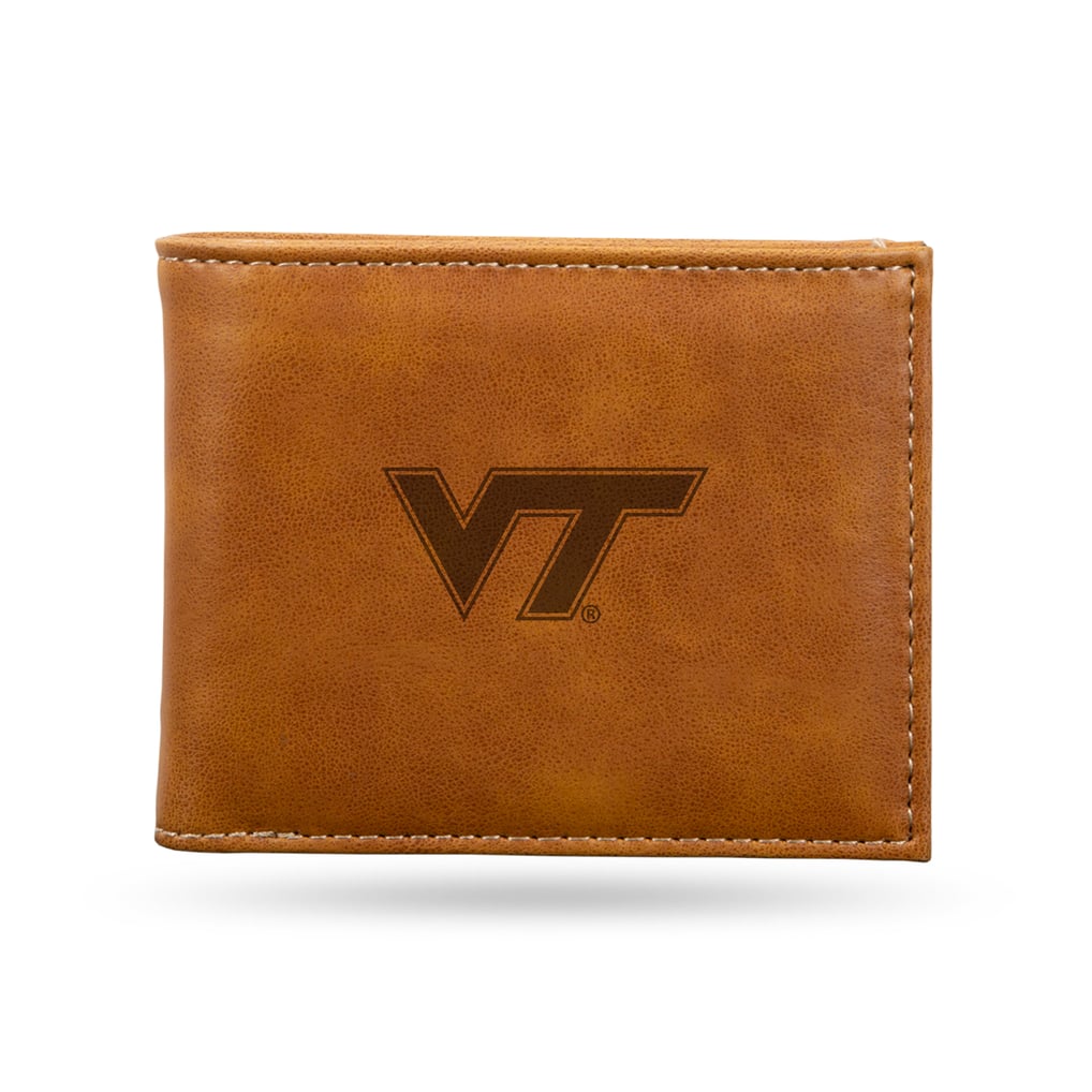 Virginia Tech Hokies Billfold Wallet - Brown