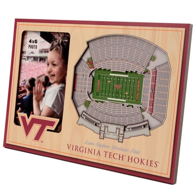 Virginia Tech Hokies Fanpoint 3D StadiumView Picture Frame