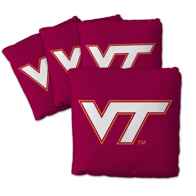 Virginia Tech Hokies Fanpoint Four-Piece Cornhole Bag Set