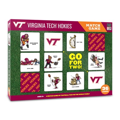 Virginia Tech Hokies Fanpoint Licensed Memory Match Game