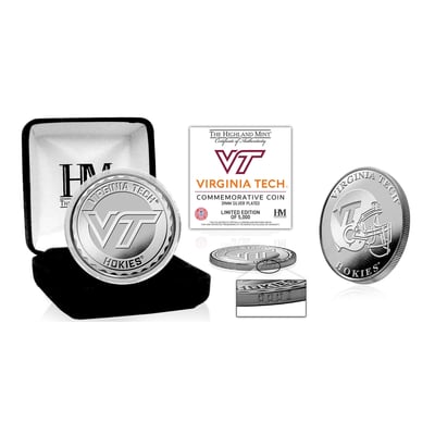 Virginia Tech Hokies Highland Mint Silver-Plated Coin