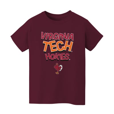 Virginia Tech Hokies Vive La Fete Infant Mascot & Name T-Shirt - Maroon