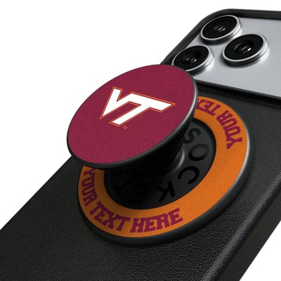 Virginia Tech Hokies Keyscaper Personalized PopSockets Magnetic Phone Grip & Stand