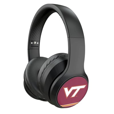 Virginia Tech Hokies Keyscaper Stripe Wireless Bluetooth Headphones With Case