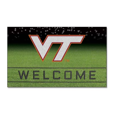 Virginia Tech Hokies Logo Brands 18" x 30" Crumb Rubber Door Mat