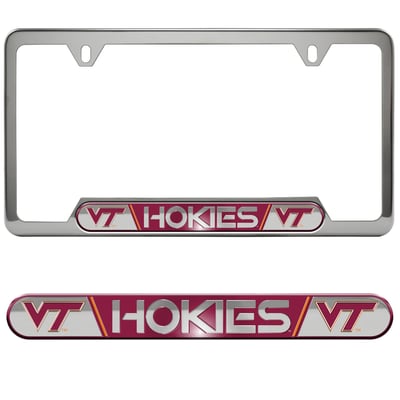  Virginia Tech Hokies Logo Brands Embossed License Plate Frame