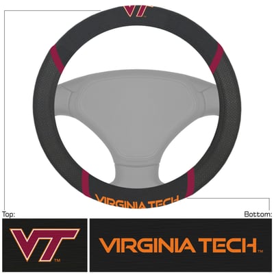 Virginia Tech Hokies Logo Brands Steering Wheel Cover