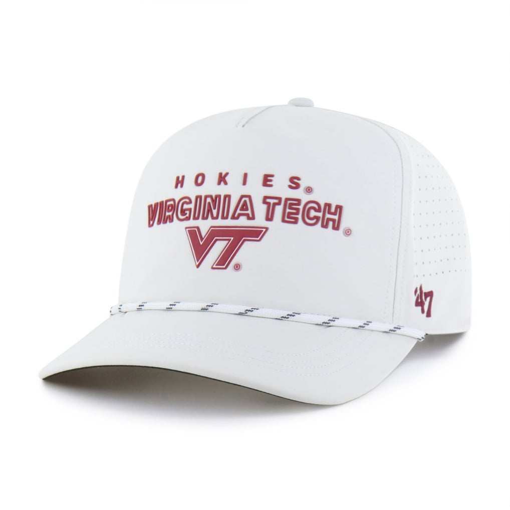  Virginia Tech Hokies '47 Forward Vent Hitch Rope Adjustable Hat - White
