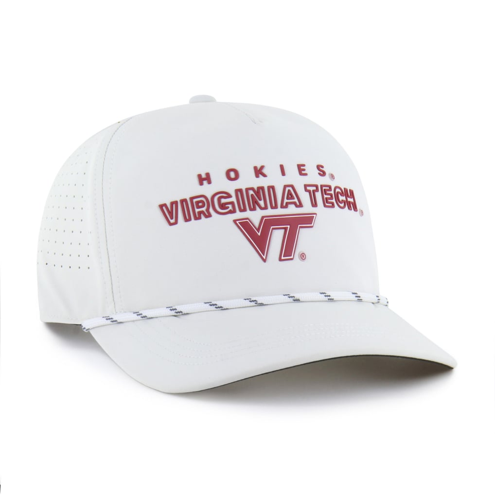  Virginia Tech Hokies '47 Forward Vent Hitch Rope Adjustable Hat - White