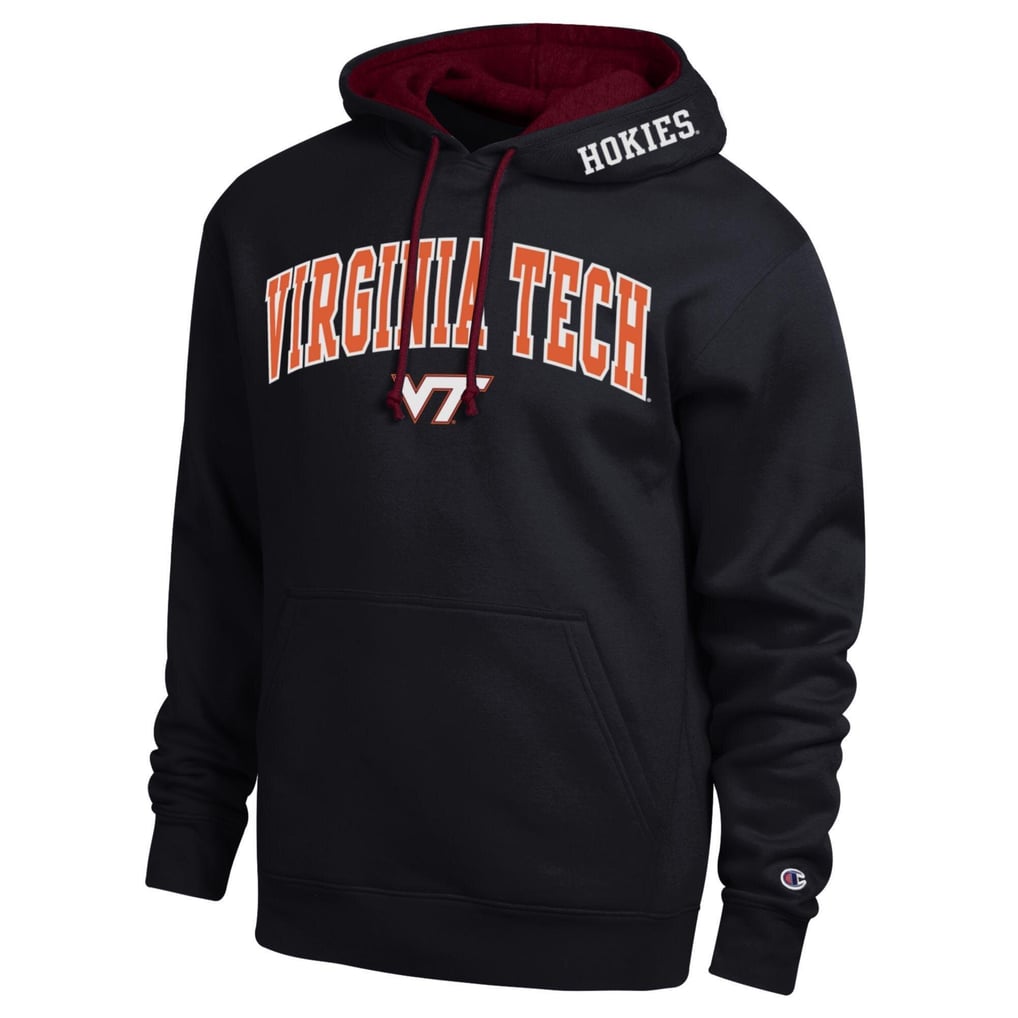 Champ R 6 Champion Virginia Tech Hokies Black Arch Tackle Twill Hoodie