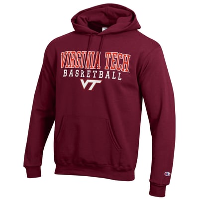 Virginia Tech Hokies Champion Basketball Icon Hoodie - Maroon