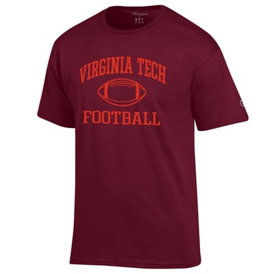 Virginia Tech Hokies Champion Football Icon T-Shirt - Maroon