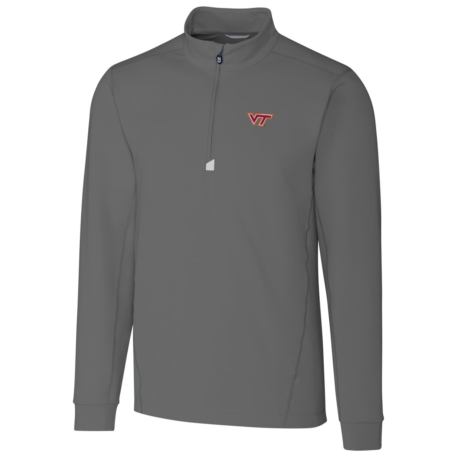 Virginia Tech Hokies Cutter & Buck Collegiate Big & Tall Traverse Half ...