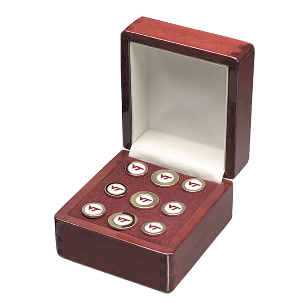 Virginia Tech Hokies Blazer Buttons - Gold