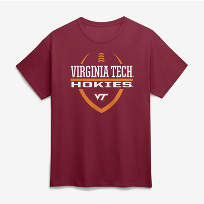  Virginia Tech Hokies Football Fan T-Shirt - Maroon