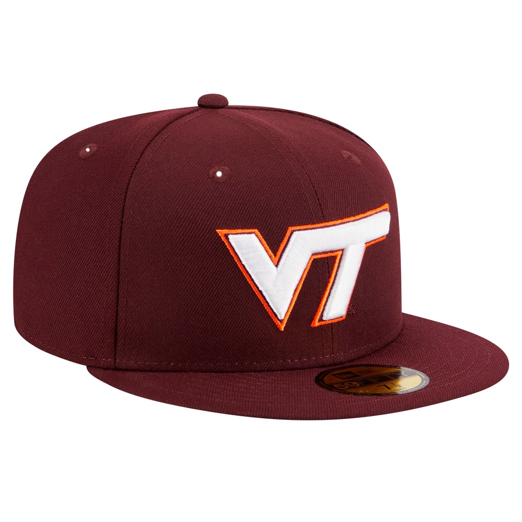 Virginia Tech Hokies New Era 59FIFTY Fitted Hat - Maroon