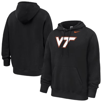 Virginia Tech Hokies Nike Club Fleece Hoodie - Black