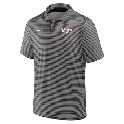 Virginia Tech Hokies Nike Dri-FIT Tour Stripe Polo - Black