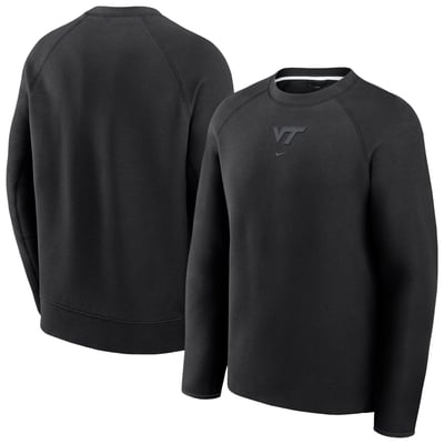  Virginia Tech Hokies Nike Tech Fleece Sweatshirt - Black