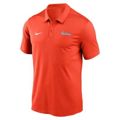 Virginia Tech Hokies Nike 2026 Coaches Collection Victory Dri-FIT Polo - Orange