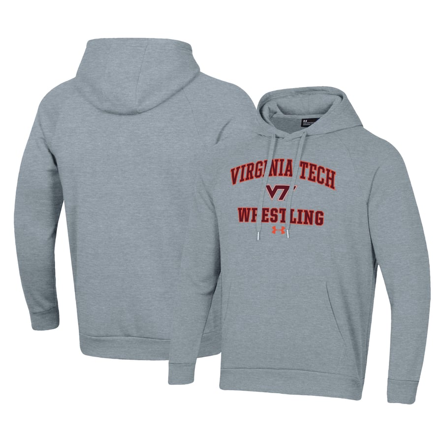 Virginia Tech Hokies Under Armour Wrestling Arch Over Pullover Hoodie ...