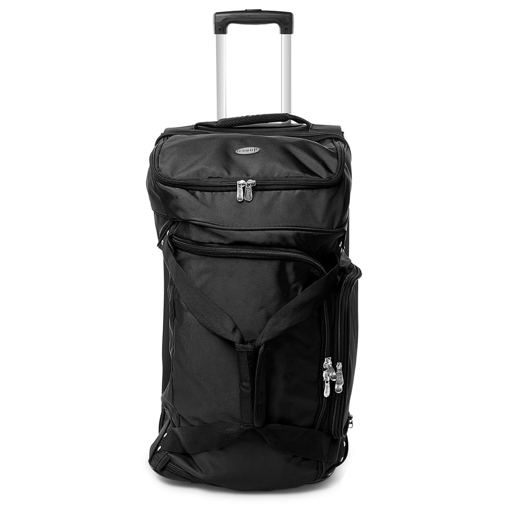 Virginia Tech Hokies MOJO 27'' 2-Wheel Drop Bottom Rolling Duffel Bag - Black