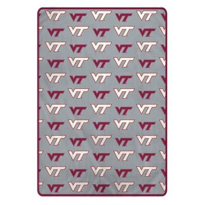 Virginia Tech Hokies Pegasus Logo Roll Oversized 66" x 95" Ultra Cozy Blanket