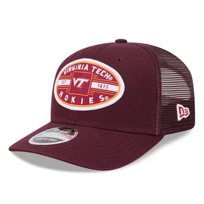  Virginia Tech Hokies New Era Unisex Inline Patch 9SEVENTY Trucker Adjustable Hat - Maroon