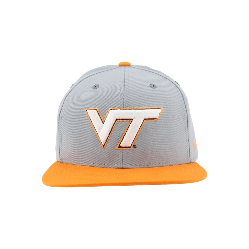 Zephyr Virginia Tech Hokies Unisex Gray Pastel Fitted Hat